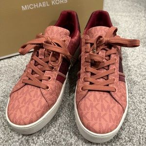 MK Poppy Stripe Lace Up, PINK, US 6